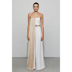 ET OCHS Winston Jumpsuit in Vanilla & Ivory US 6 $528
